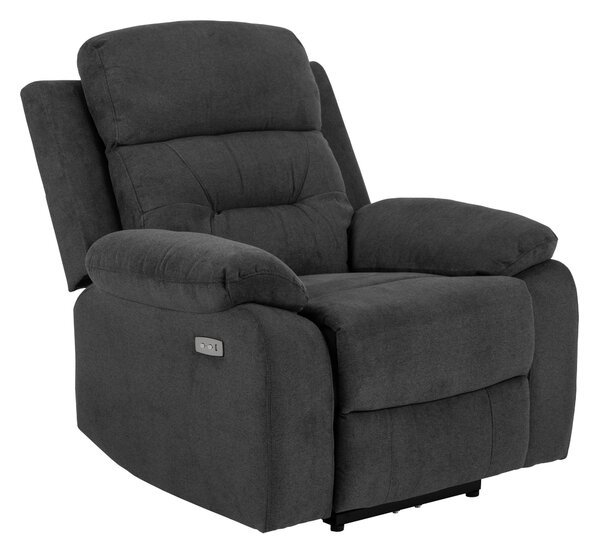 Relax fotelágy Norsica 759, Kárpit, 98x92x96cm, Sötétszürke