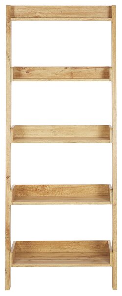 Ötszintes polcos elem MOBILE TRIO 167 cm Világosbarna