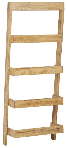 Ötszintes polcos elem MOBILE TRIO 167 cm Világosbarna