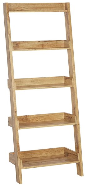 Ötszintes polcos elem MOBILE TRIO 167 cm Világosbarna