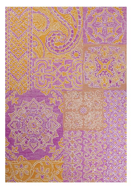 Szőnyeg AVANOS Rózsaszín 140 x 200 cm Gyapjú