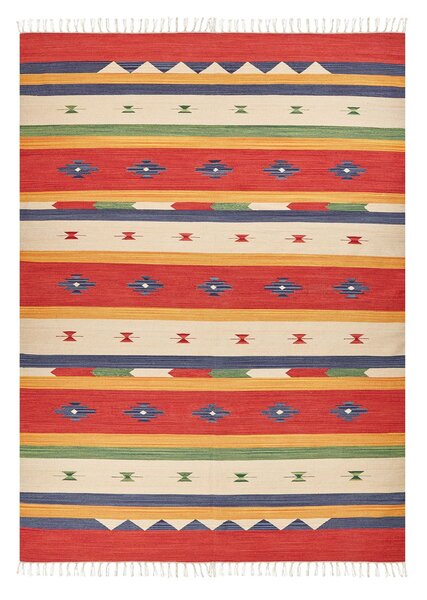 Szőnyeg ALAPARS Színes 140 x 200 cm Pamut Kilim