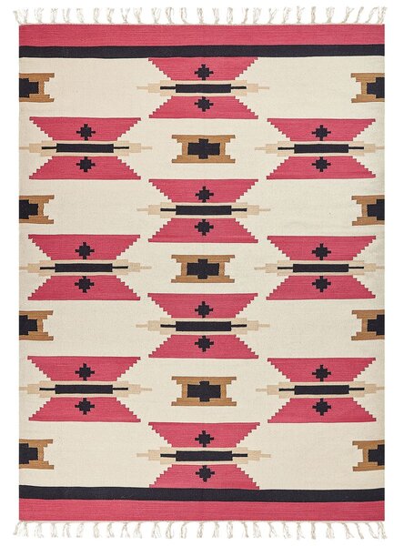 Szőnyeg GARNI Színes 160 x 230 cm Pamut Kilim