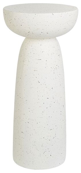Kisasztal CADINI 33 cm 33 cm Terrazzo hatású Törtfehér