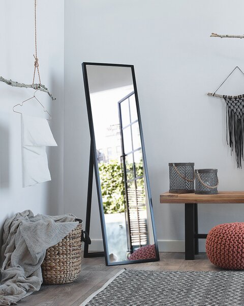 Állótükör TORCY 140 cm Fekete