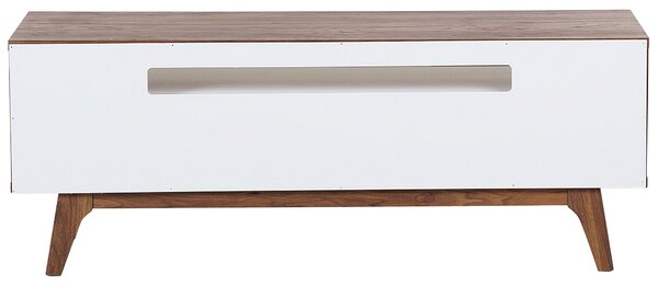 TV állvány SYRACUSE Barna/fehér