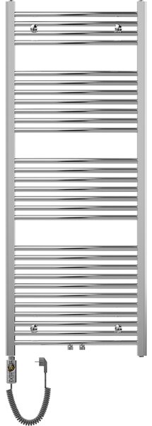 Mexen Ares, elektromos fűtőelem 1500x600 mm + fűtőrúd 600 W, króm, W102-1500-600-2600-01
