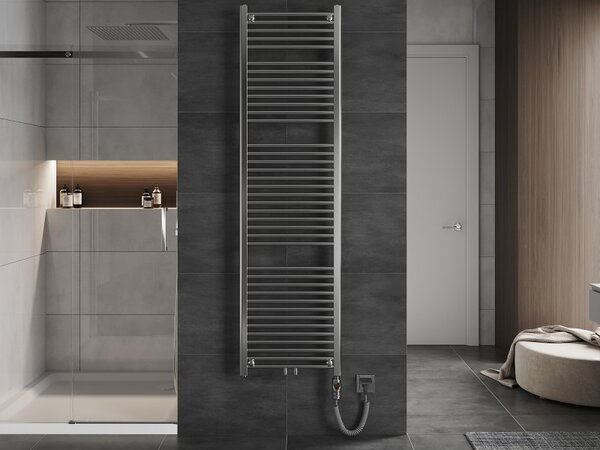 Mexen, Mexen Mars elektromos fűtés 1800 x 500 mm, 600 W, króm - W110-1800-500-2600-01
