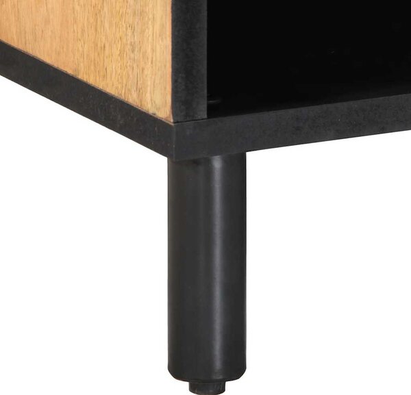 Barna tömör mangófa TV-szekrény 80 x 31,5 x 46 cm