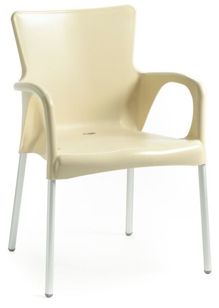 Műanyag szék ANA 84 x 57 x 51 cm bézs