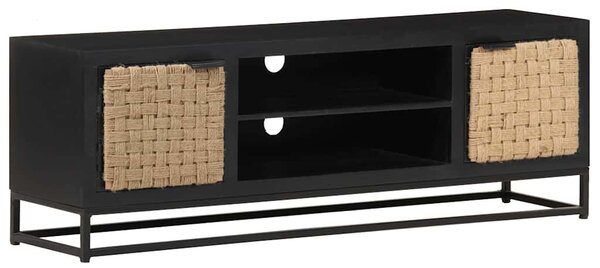 Tömör mangófa TV-szekrény 120 x 30 x 40 cm