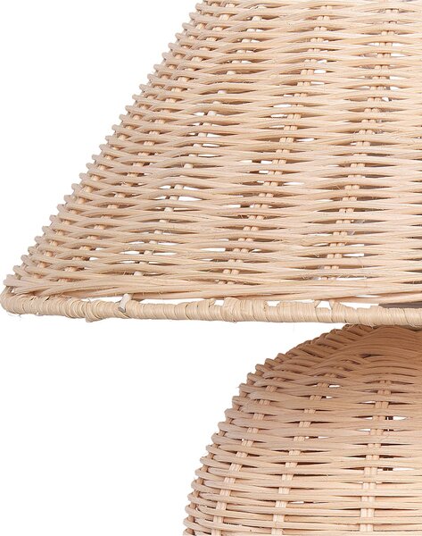 Asztali lámpa CINDER Rattan Természetes