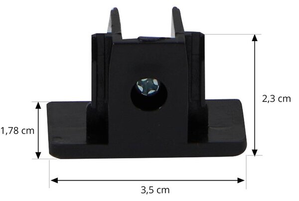 Lindby Linaro sínrendszer, GU10, 4 lámpás, fekete, Ø 9 cm, dimmelhető, Fekete, Folyosó, fém, Modern