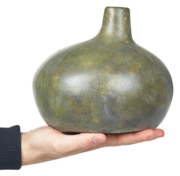 Dekor váza KLANG Kerámia 18 cm Szürke