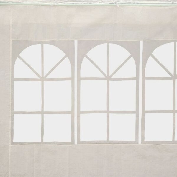 Kerti kereskedelmi pavilon sátor, 3x6 m, 6 fal, fehér, multigarden