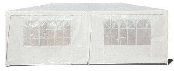 Kerti kereskedelmi pavilon sátor, 3x6 m, 6 fal, fehér, multigarden