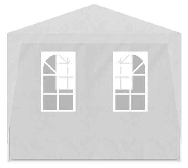 Kerti kereskedelmi pavilon sátor, 3x9 m, 8 fal, fehér, multigarden
