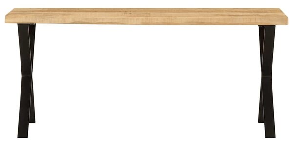Tömör mangófa pad természetes éllel 105 cm