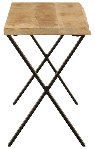 Tömör mangófa pad természetes éllel 105 cm