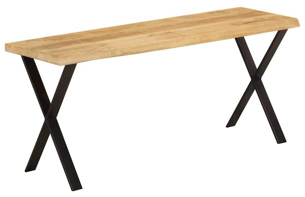 Tömör mangófa pad természetes éllel 105 cm