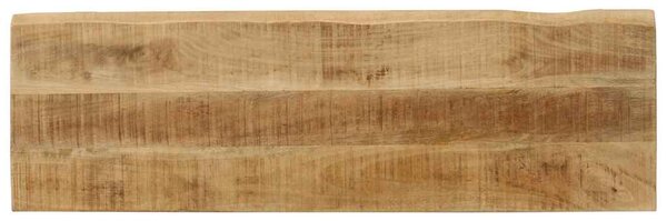 Tömör mangófa pad természetes éllel 105 cm