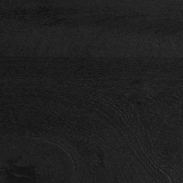 Fekete szerelt fa TV-szekrény 105 x 33 x 46 cm