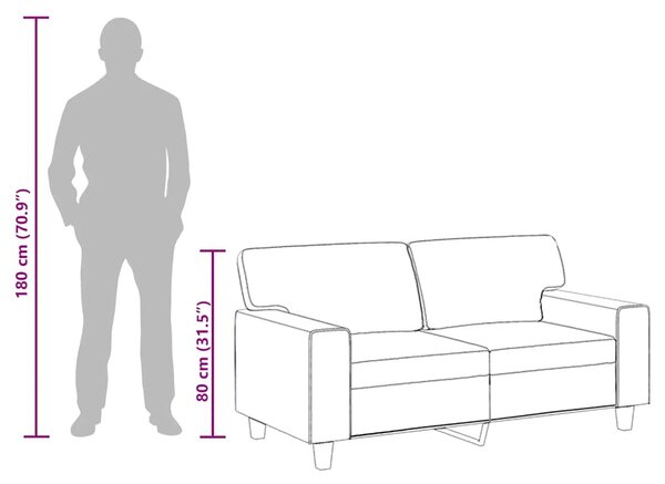 2 személyes bordó műbőr kanapé 120 cm