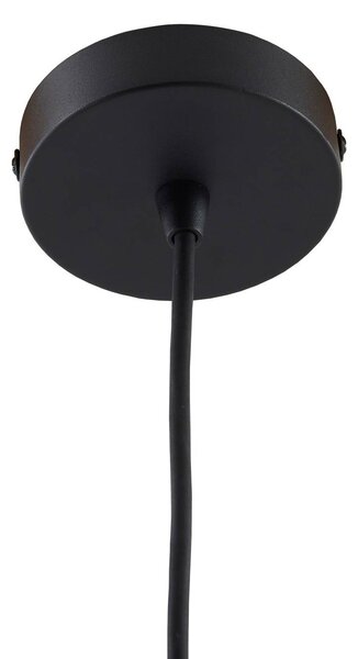 Lucande Marrin kültéri függesztett lámpa, fekete, fém, Ø 31 cm, dimmelhető, Fekete, Nappali / Étkező, fém, Modern