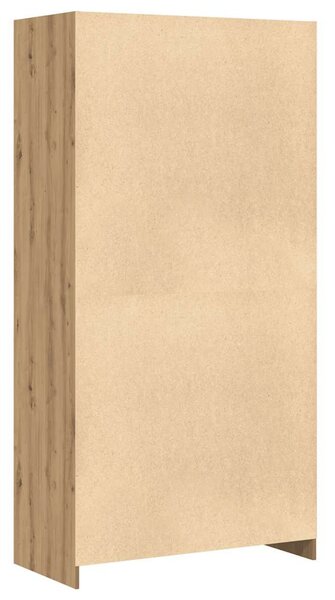 Gardróbszekrény artisan tölgy 100x50x200 cm gépelt fa