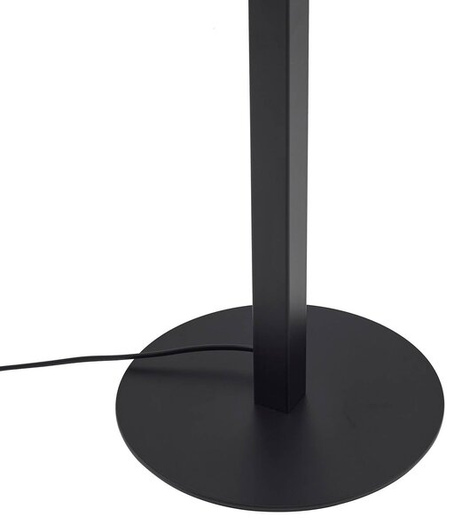 Lucande LED álló világítás Ilian, fekete, fém, CCT, dimmelhető, dimmelhető, Fekete, Nappali / Étkező, fém, Modern