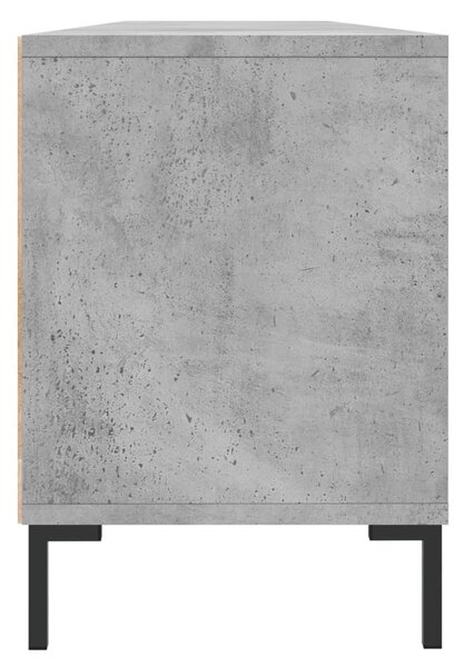Betonszürke szerelt fa TV-szekrény 150x30x44,5 cm