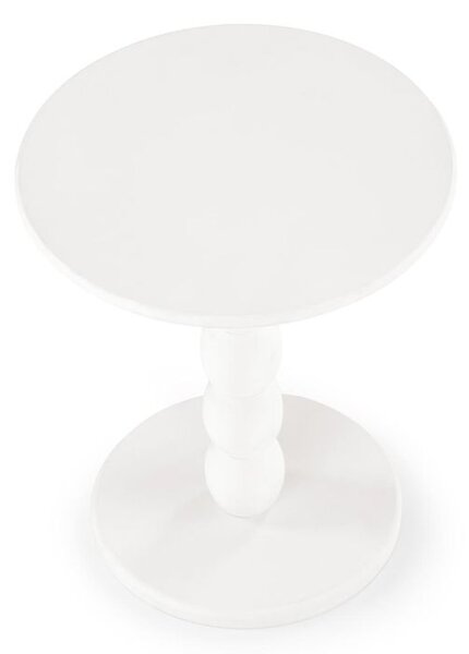 Lerakóasztal, fa, fehér, 40 cm - SALTO