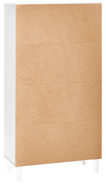Üveges vitrin TINGLEDALE 80 cm Fehér