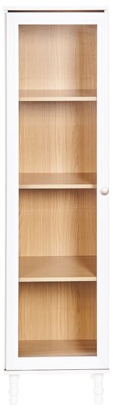 Üveges vitrin TINGLEDALE 40 cm Fehér