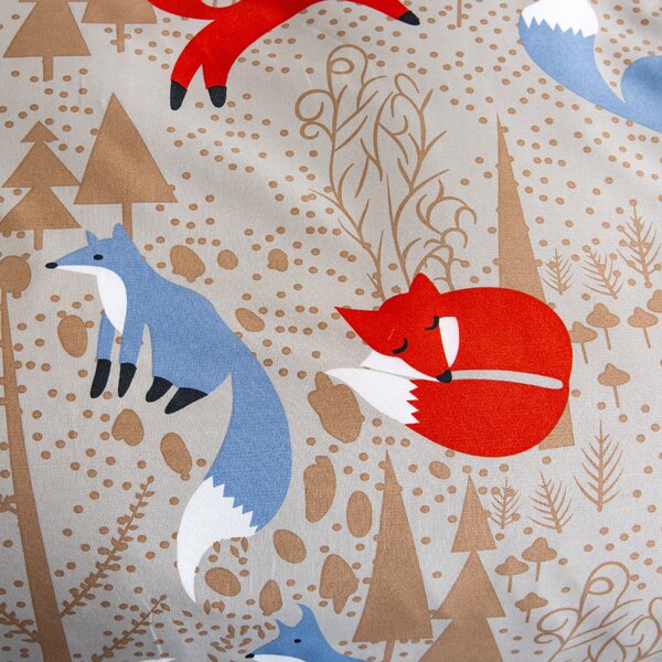 RED FOX barna mikroszálas ágyneműhuzat Ágyneműhuzat mérete: 70 x 90 cm | 140 x 220 cm