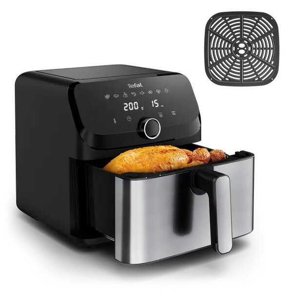 Tefal Easy Fry Mega EY855D10 forrólevegős sütő 7,5L fekete