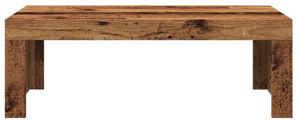 Antik fa színű szerelt fa dohányzóasztal 102 x 50 x 35 cm