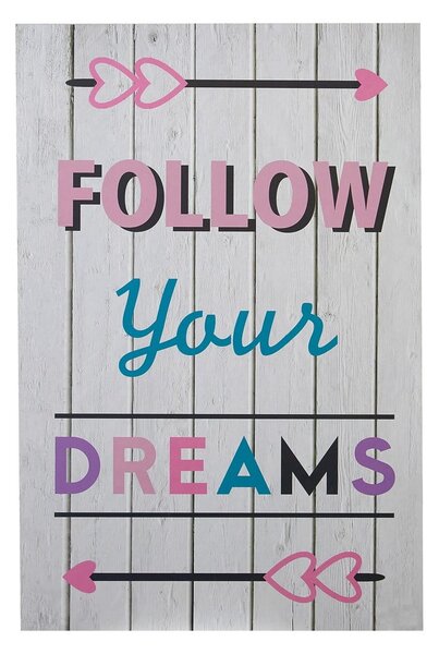 Gyerek kép 30x45 cm Follow Your Dreams – Premier Housewares