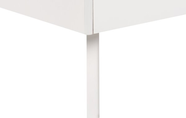 Fejtámla nélküli ágy BERRIC 160 x 200 cm Fehér