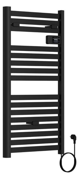 Elektromos design radiátor digitális termosztáttal NERO Italia AF-04DEW - 50 x 96 cm