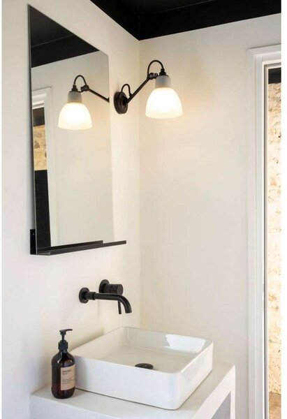 104 Fürdőszoba Fali Lámpa Black/Polycarbonat - Lampe Gras