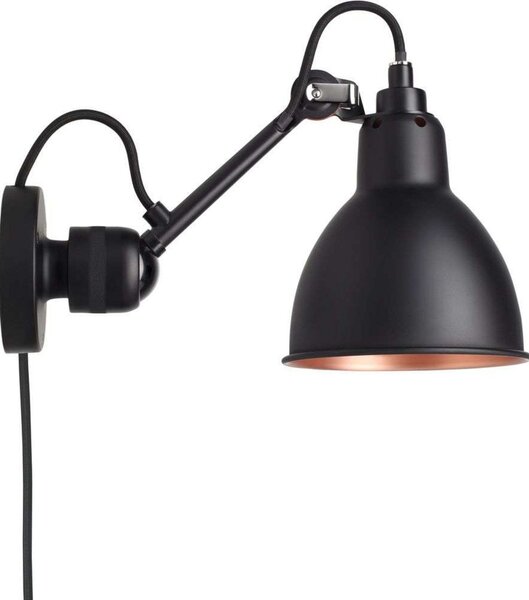 304CA Fali Lámpa Black/Black/Copper - Lampe Gras