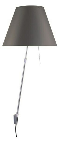 Fali Lámpa Luceplan, dimmable, Szürke, Nappali, Alumínium