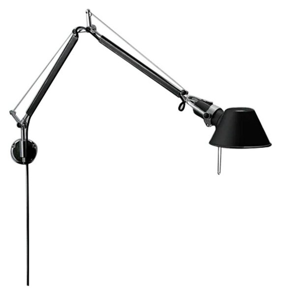 Fali Lámpa Artemide, Fekete, Dolgozószoba / iroda, Alumínium, Dizájn