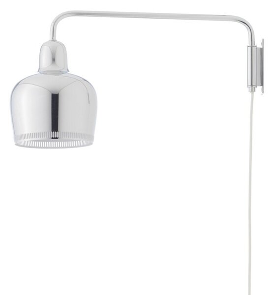 A330S Golden Bell Fali Lámpa Chrome/White - Artek