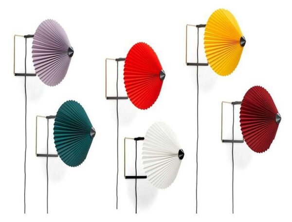 Fali Lámpa HAY, dimmable, Piros, Nappali, Fém