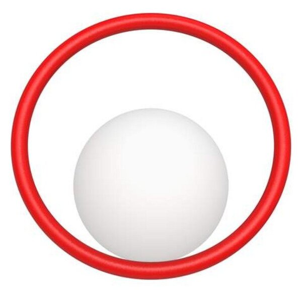Hula Hoop Fali Lámpa HW Strawberry Red - Swedish Ninja