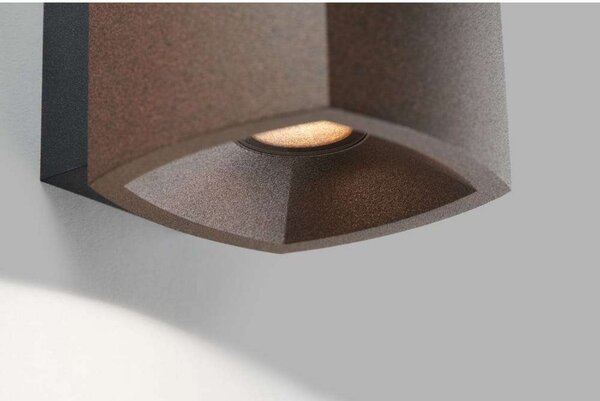 Fali Lámpa LIGHT-POINT, dimmable, Barna / Rozsdabarna, Pince, Alumínium