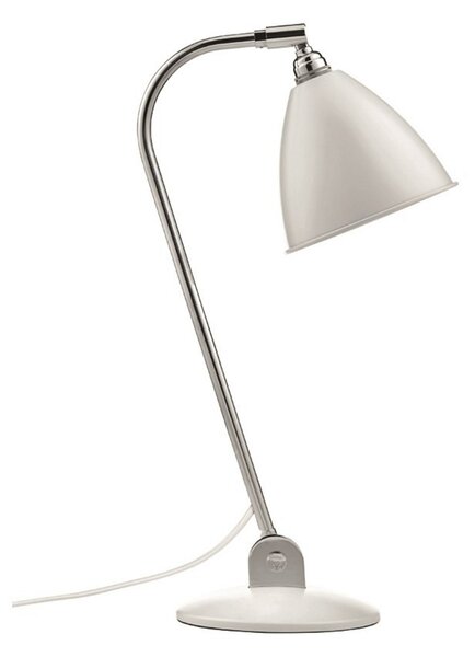 Bestlite BL2 Asztali Lámpa ø16 Chrome/Matte White - GUBI