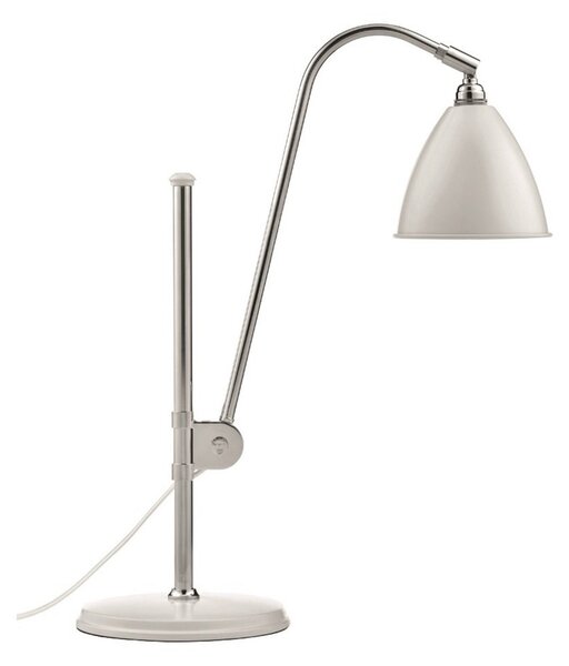 Bestlite BL1 Asztali Lámpa ø16 Chrome/Matte White - GUBI